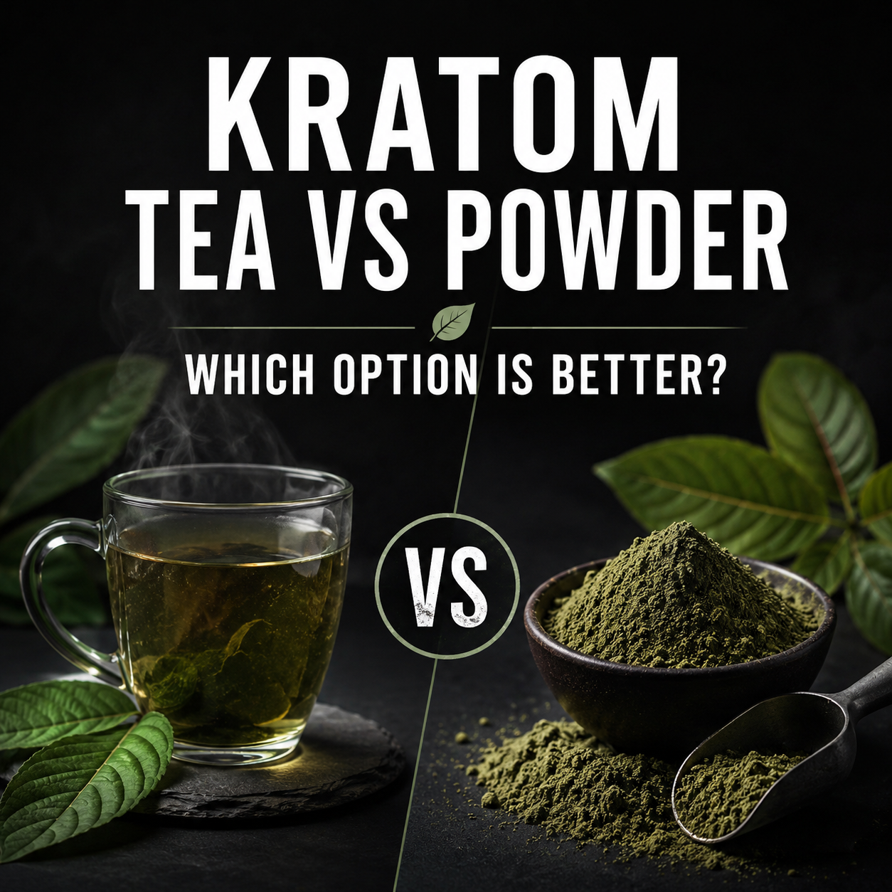 Kratom Tea vs Powder: Is Kratom Tea or Powder Better?
