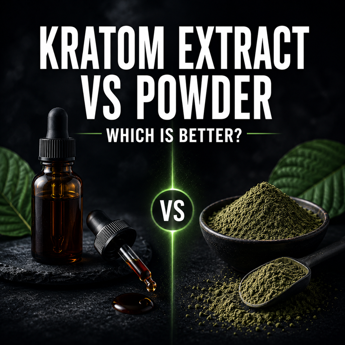 Kratom Extract vs Powder: Is Kratom Extract or Powder Better?