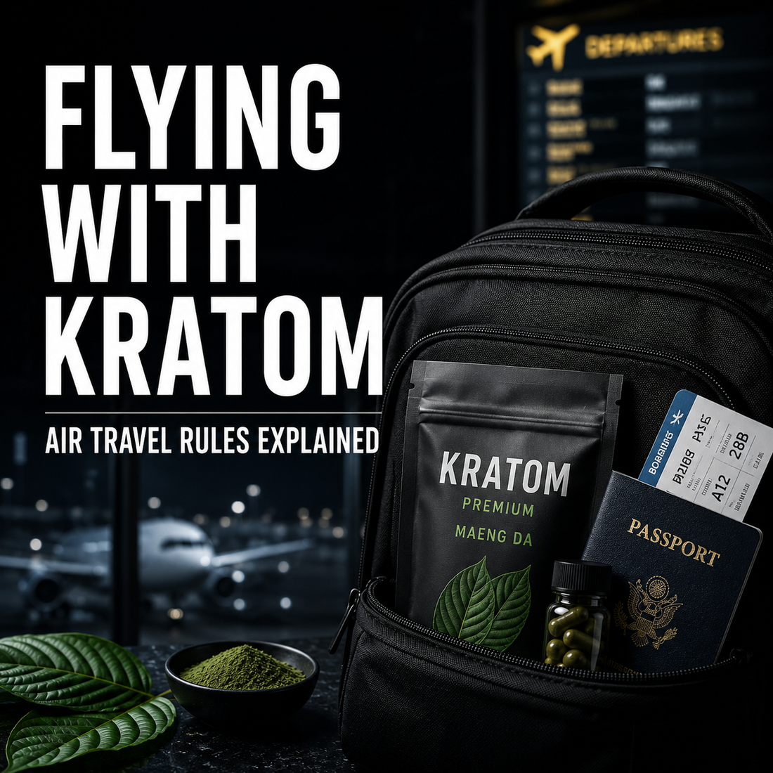 Can You Fly With Kratom? When You Can Bring Kratom on Planes Explained