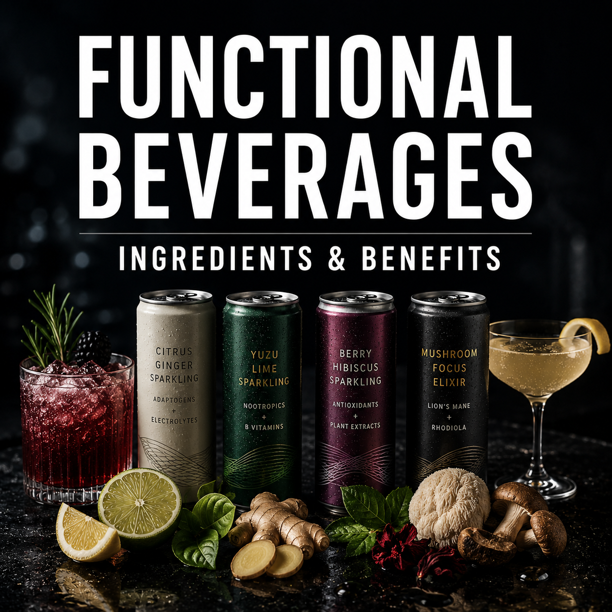 What Are Functional Beverages? Functional Beverage Ingredients Explained