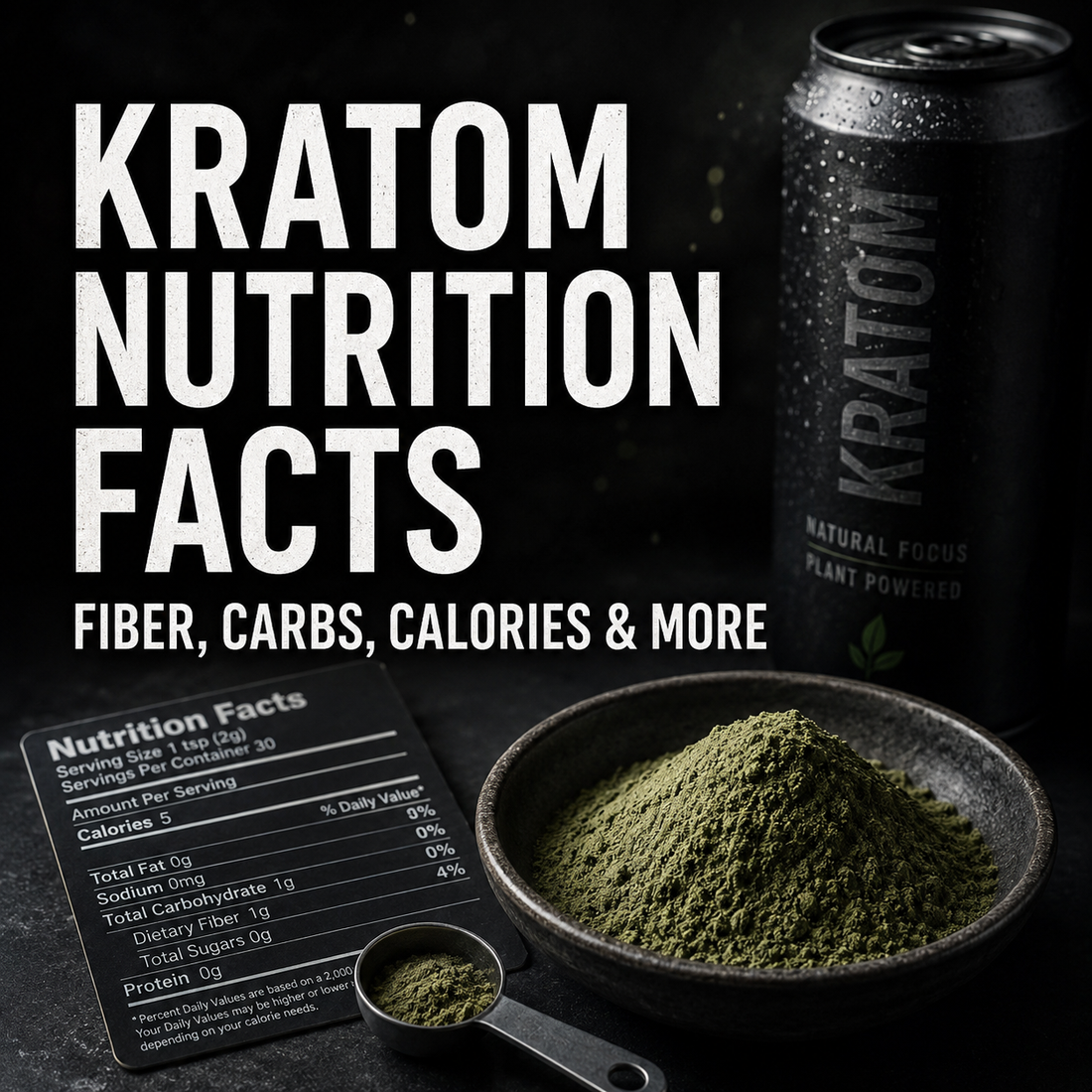 Kratom Nutrition Facts: Fiber, Carbs, Calories in Kratom & More