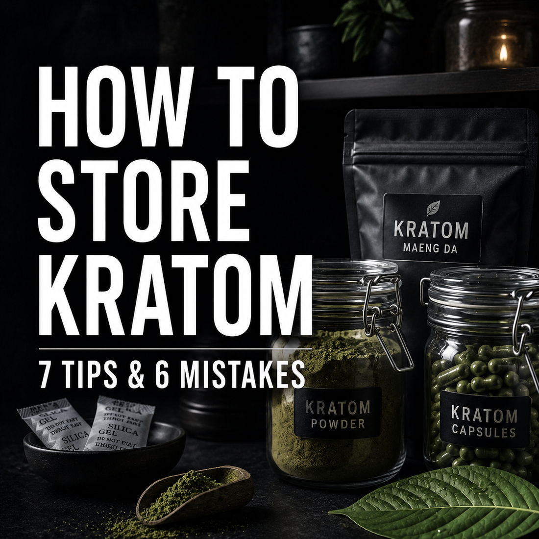 How To Store Kratom: 7 Kratom Storage Tips (& 6 Mistakes)