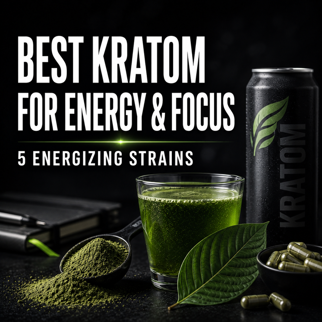 What Is The Best Kratom For Energy & Focus? 5 Energizing Kratom Strains
