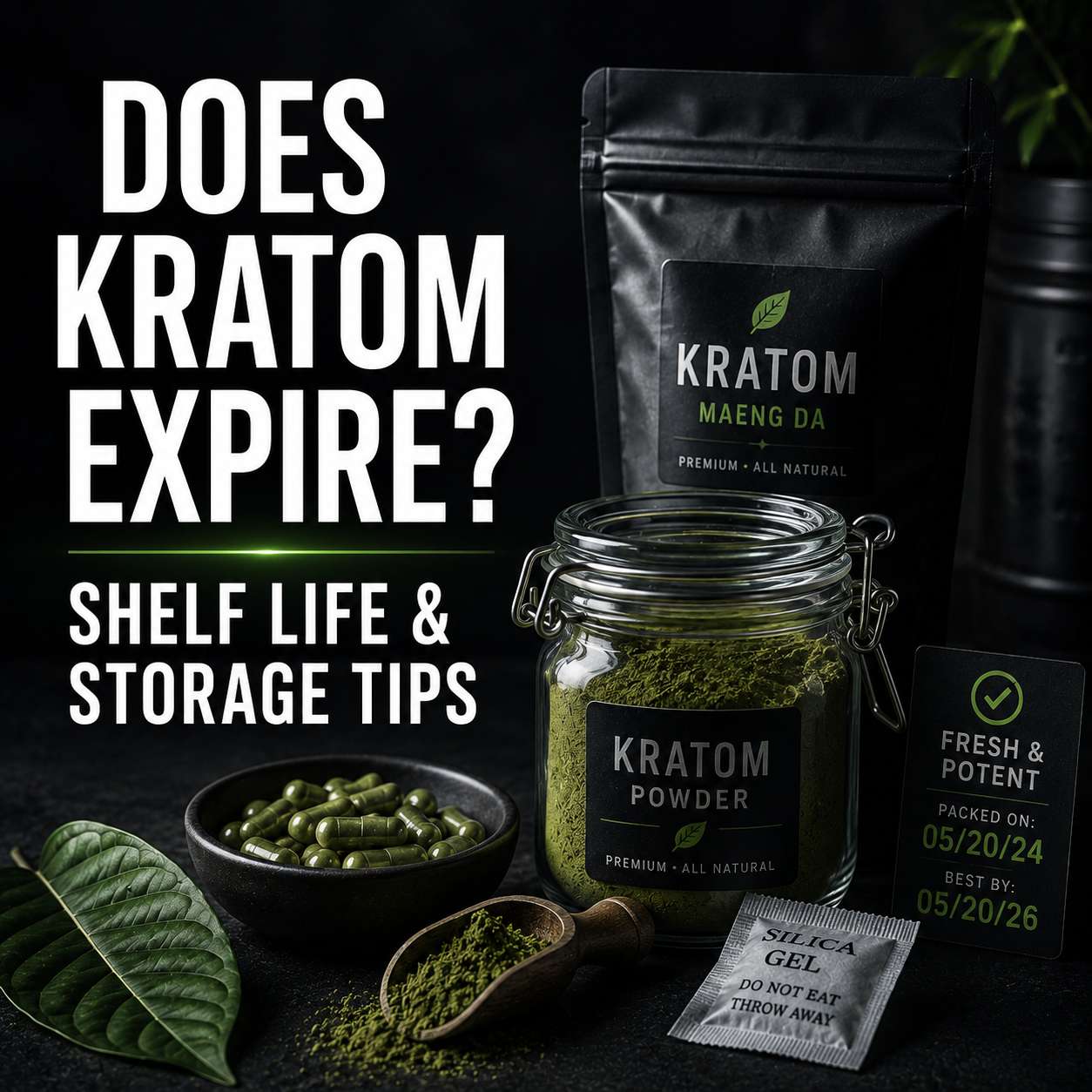 Does Kratom Expire? Kratom Shelf Life (& How To Stop It Going Bad)