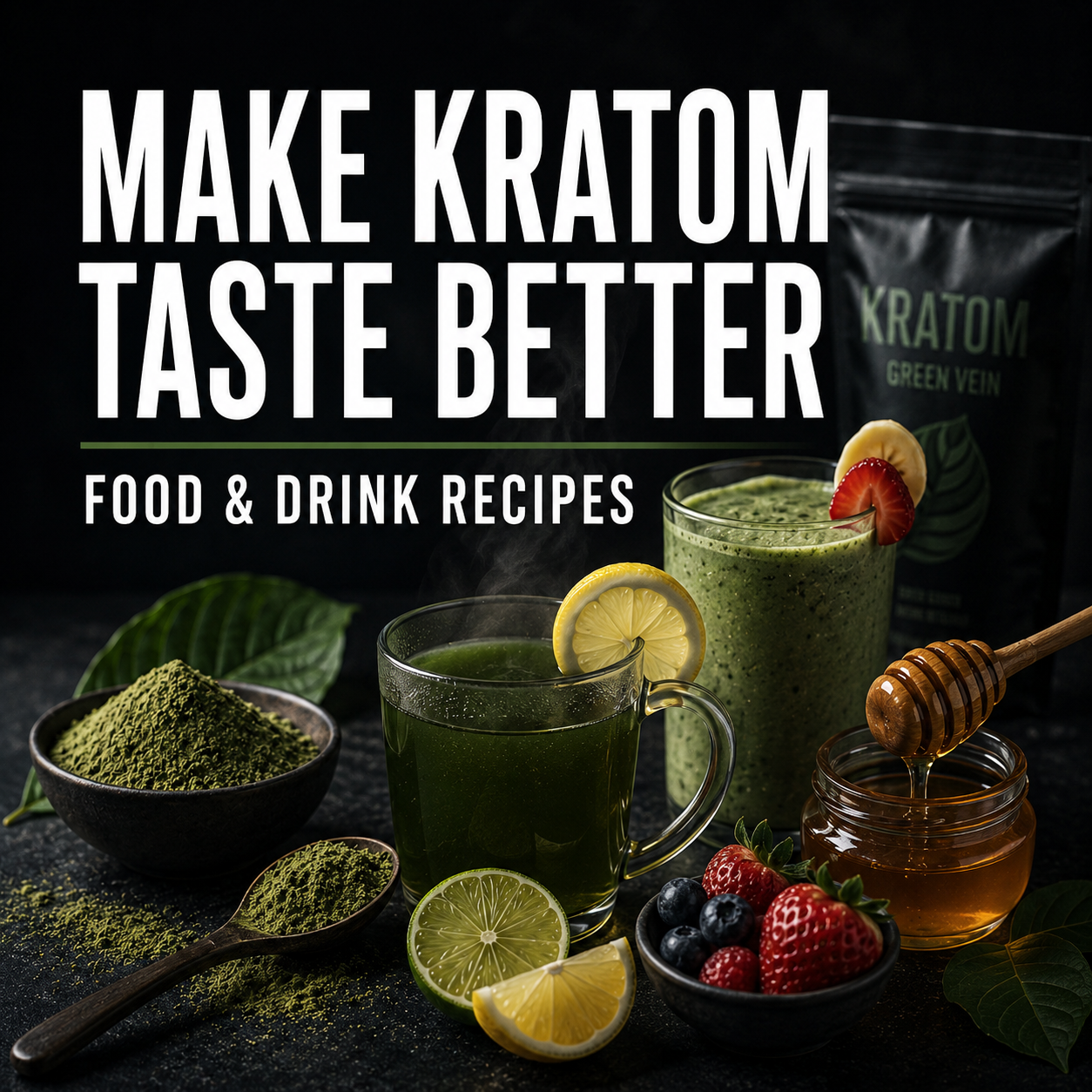 How to Make Kratom Taste Better: Food & Drink Kratom Recipes