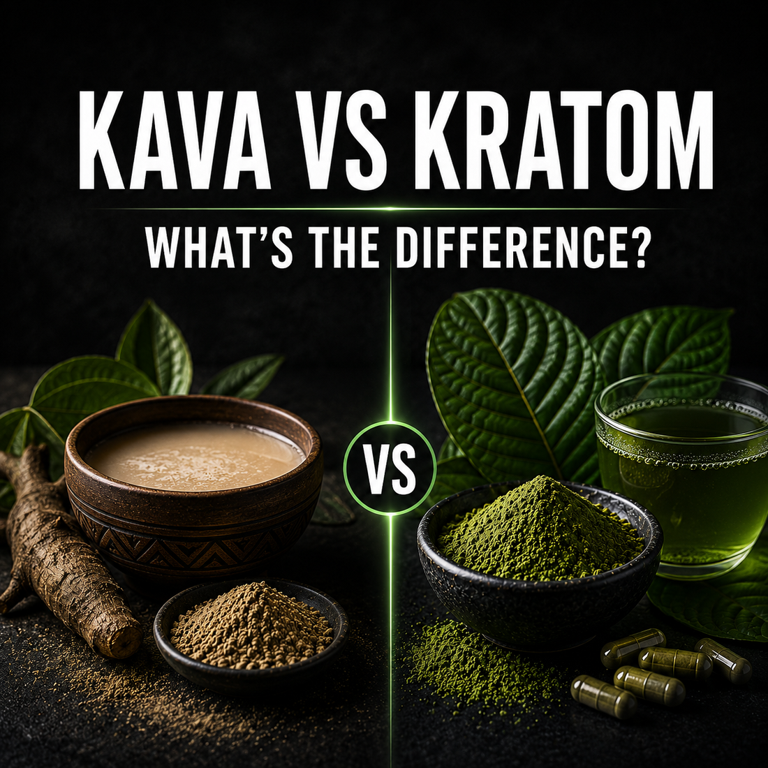 Kava vs Kratom: What's The Difference Between Kava & Kratom?