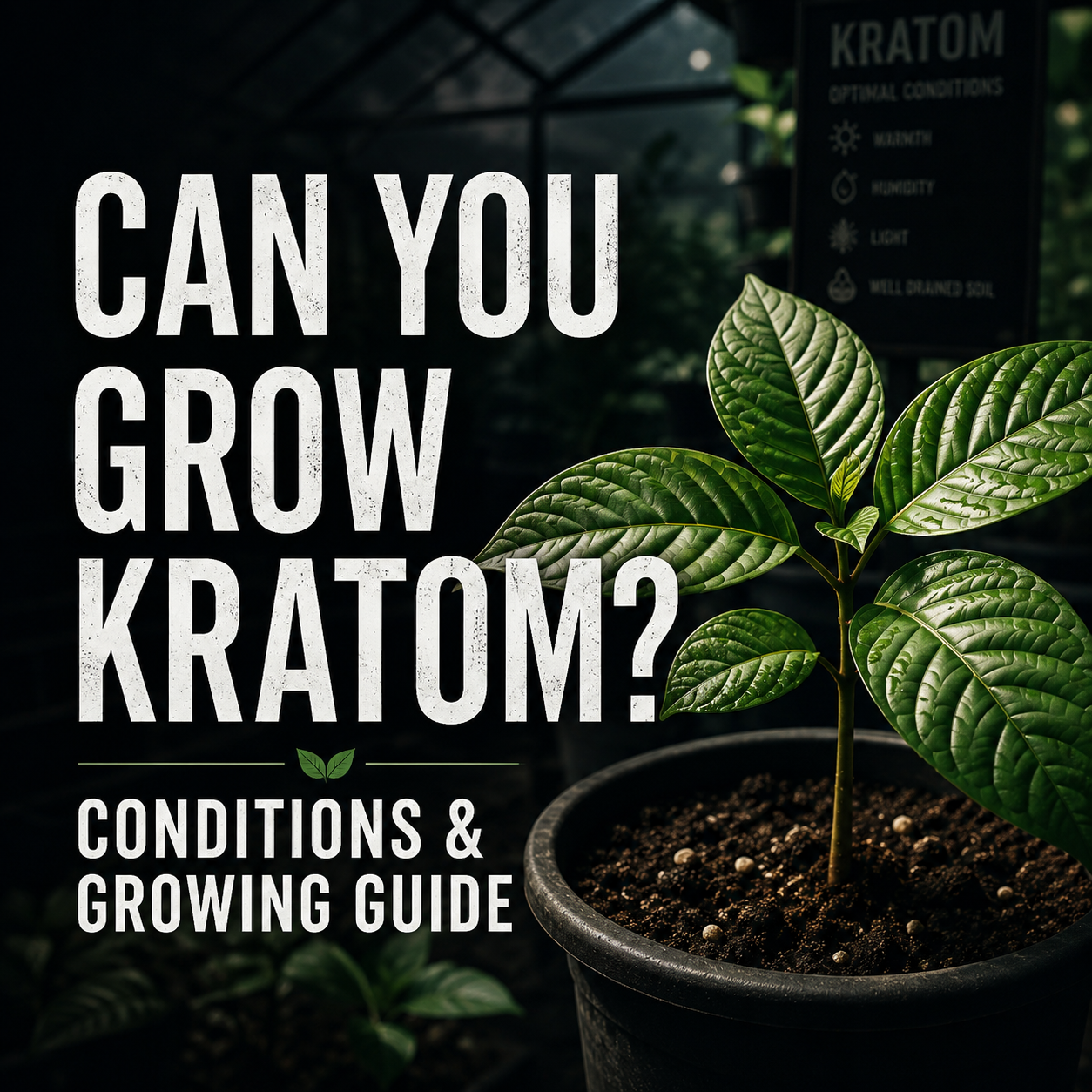 Can You Grow Kratom? Learn How To Grow Kratom Under The Right Conditions