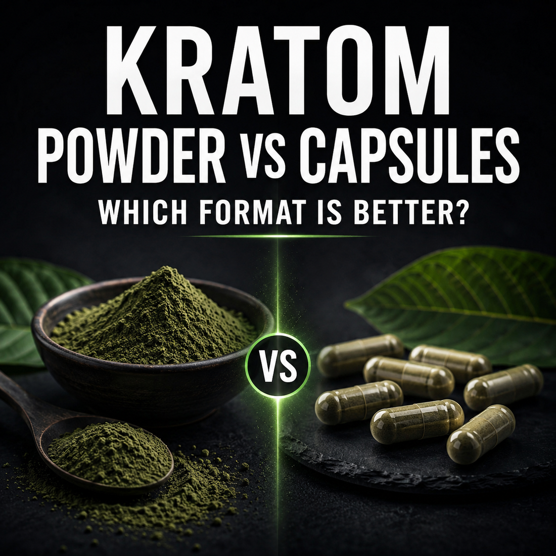 Kratom Powder vs Capsules: Is Kratom Powder Or Capsules Better?