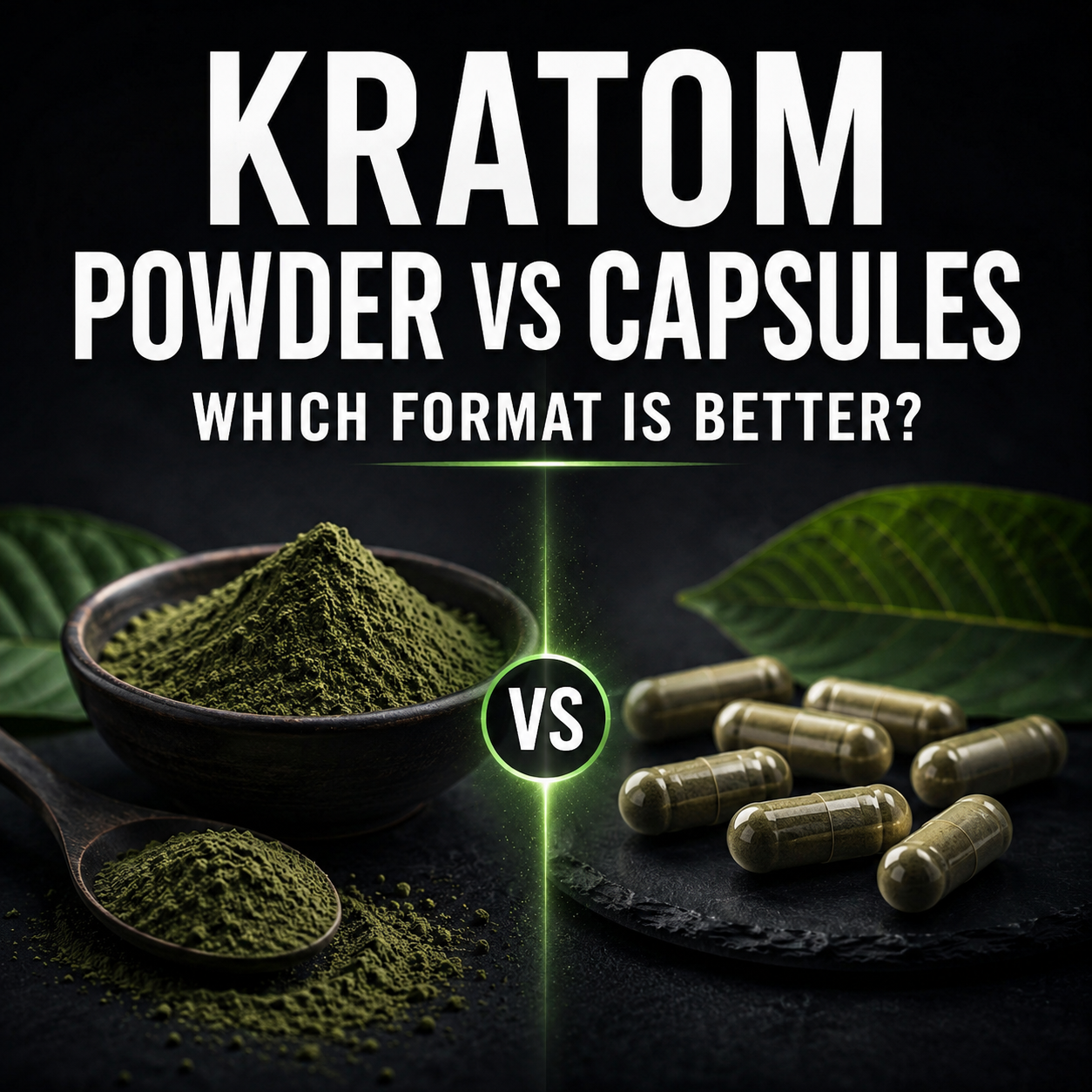 Kratom Powder vs Capsules: Is Kratom Powder Or Capsules Better?