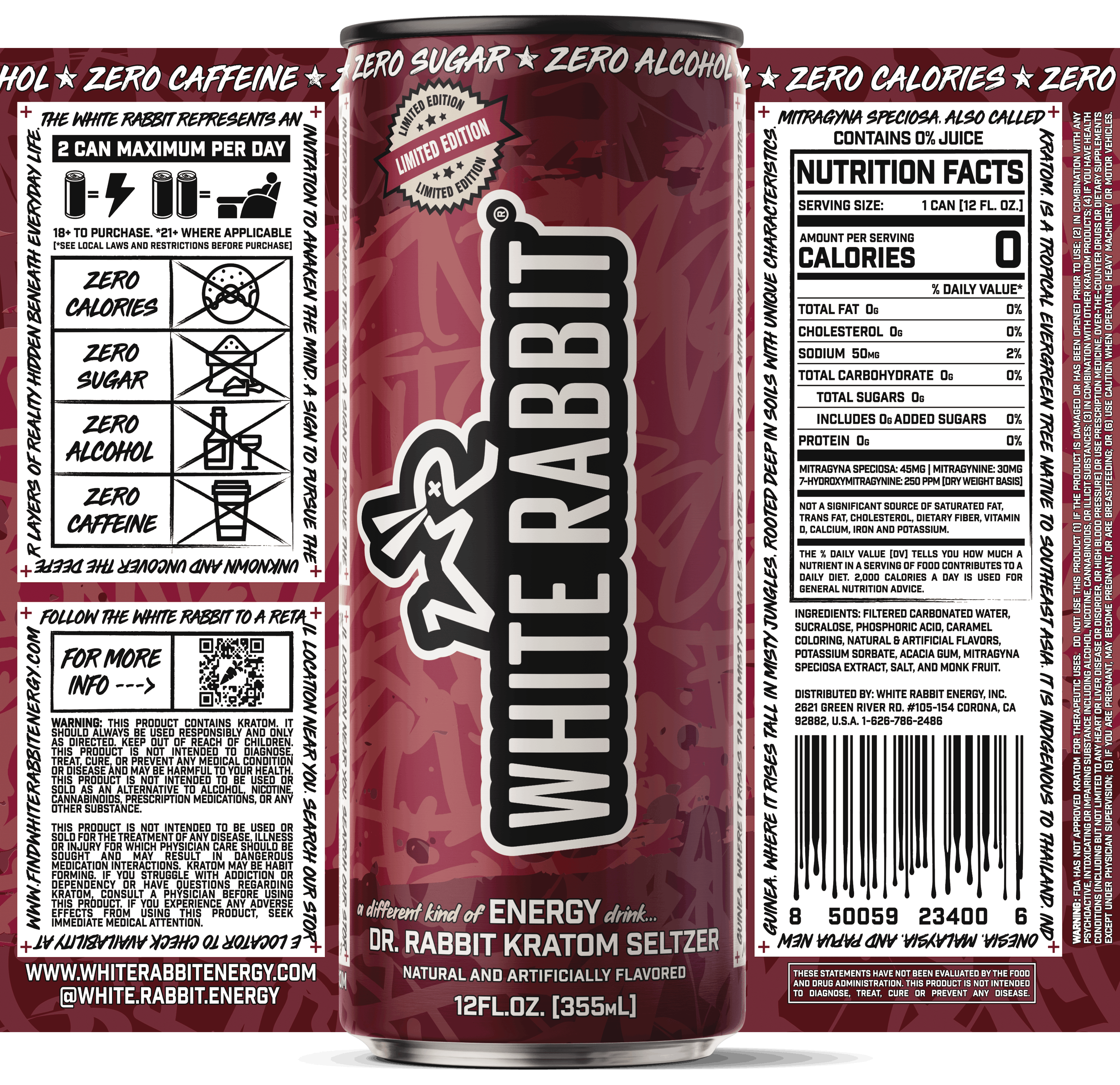 Dr. Rabbit Kratom Seltzer