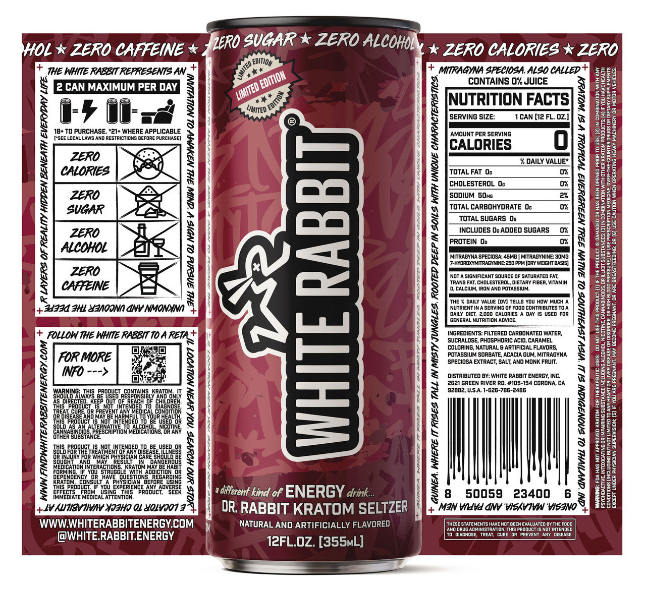 Dr. Rabbit Kratom Seltzer