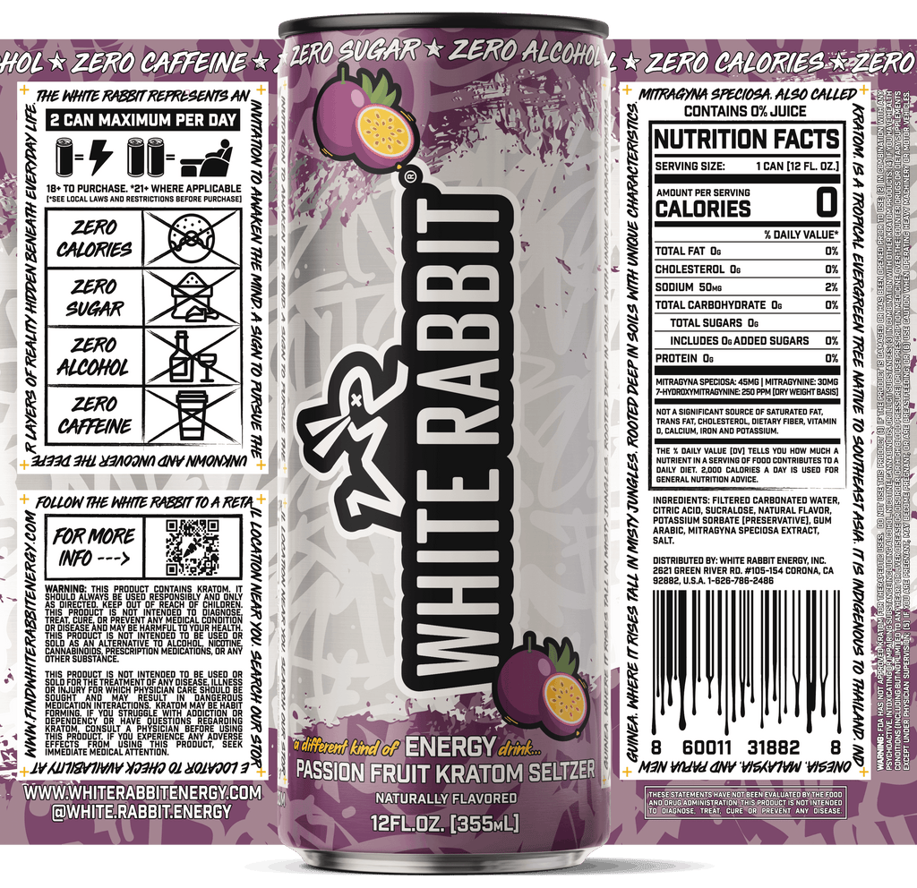 Passion Fruit Kratom Seltzer