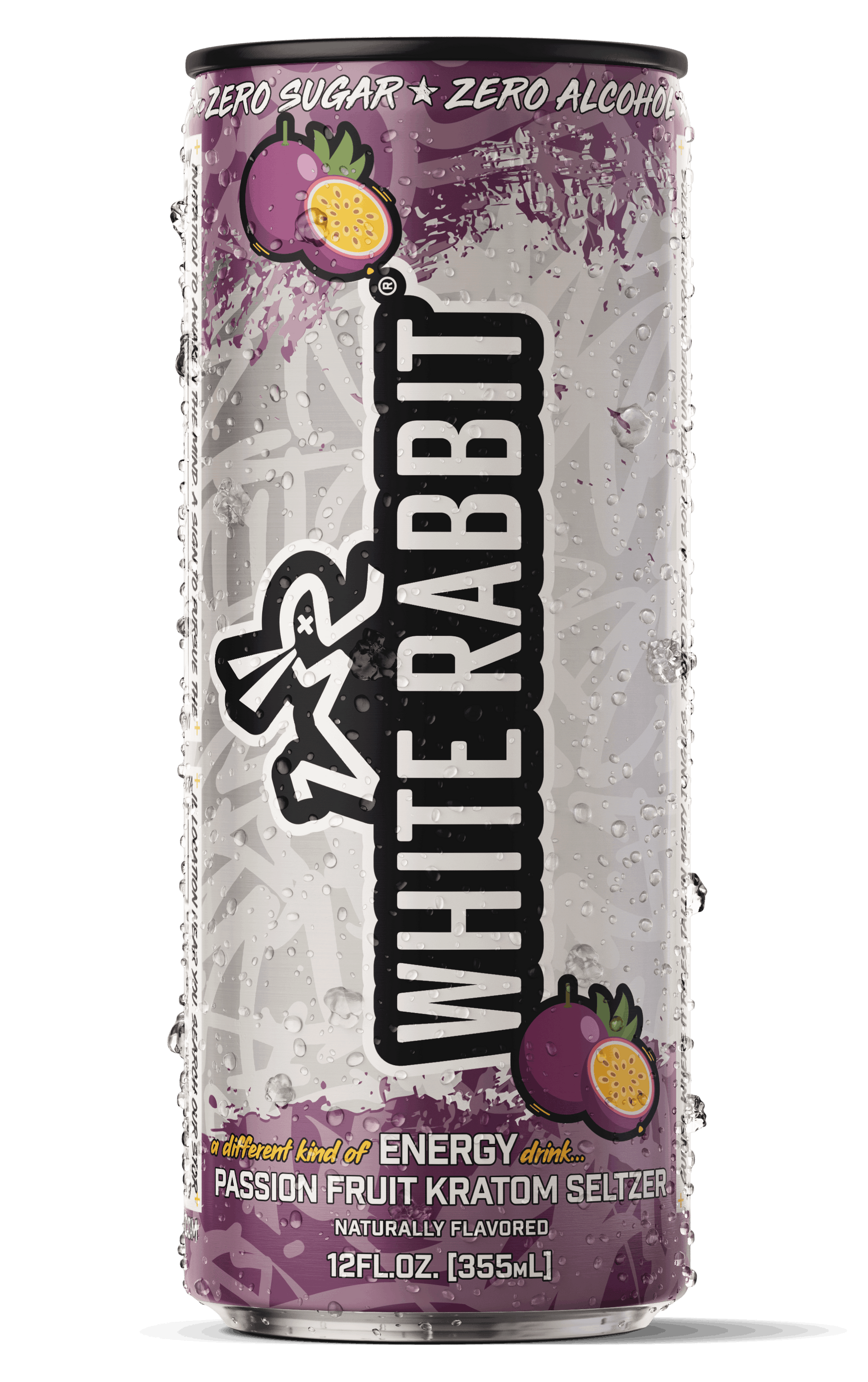 Passion Fruit Kratom Seltzer – White Rabbit Energy