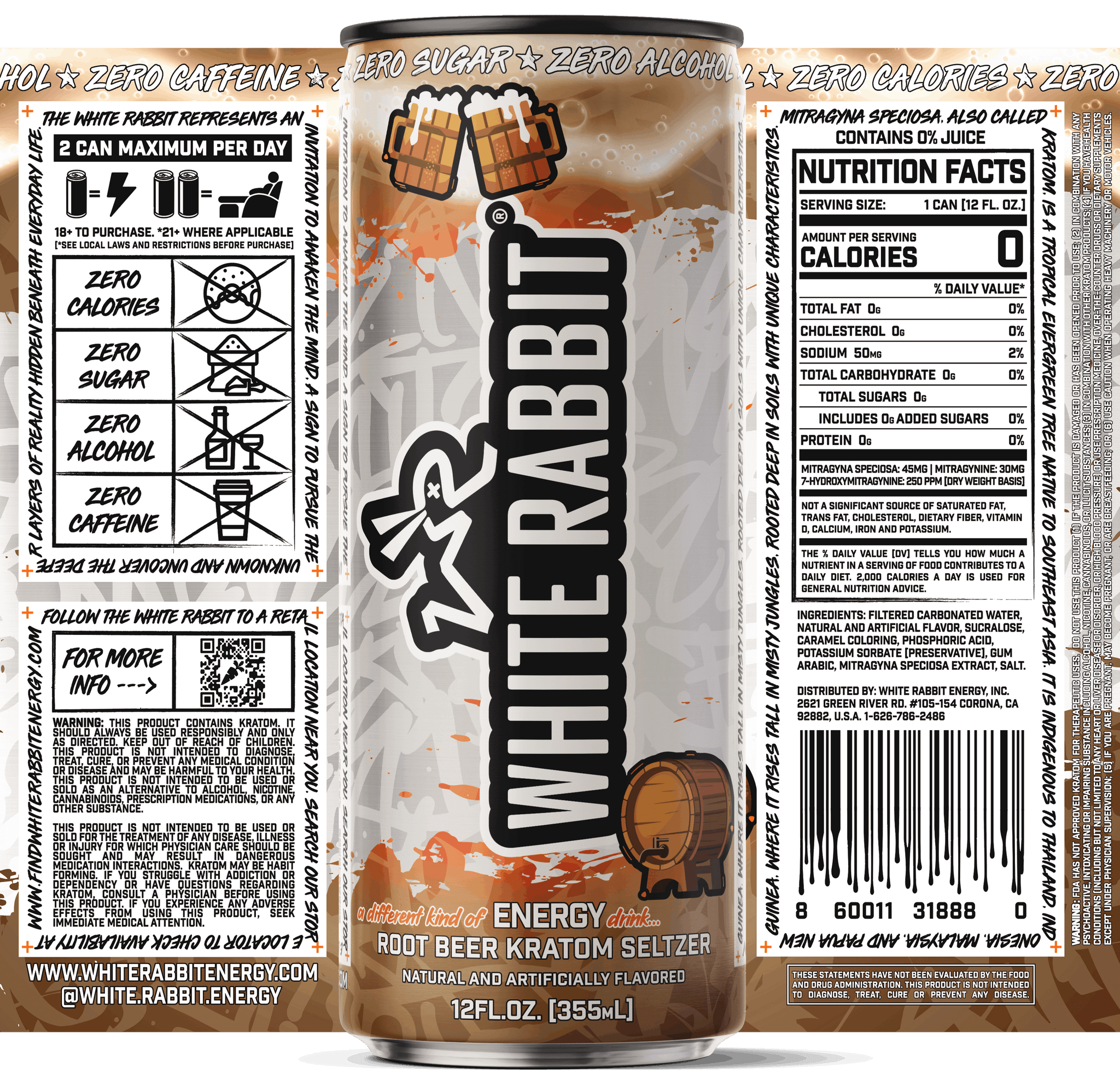 Root Beer Kratom Seltzer