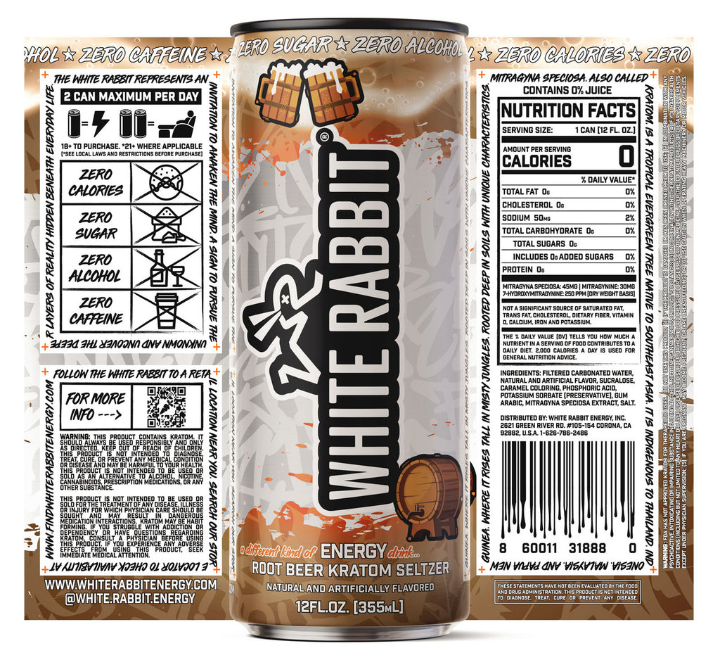 Root Beer Kratom Seltzer