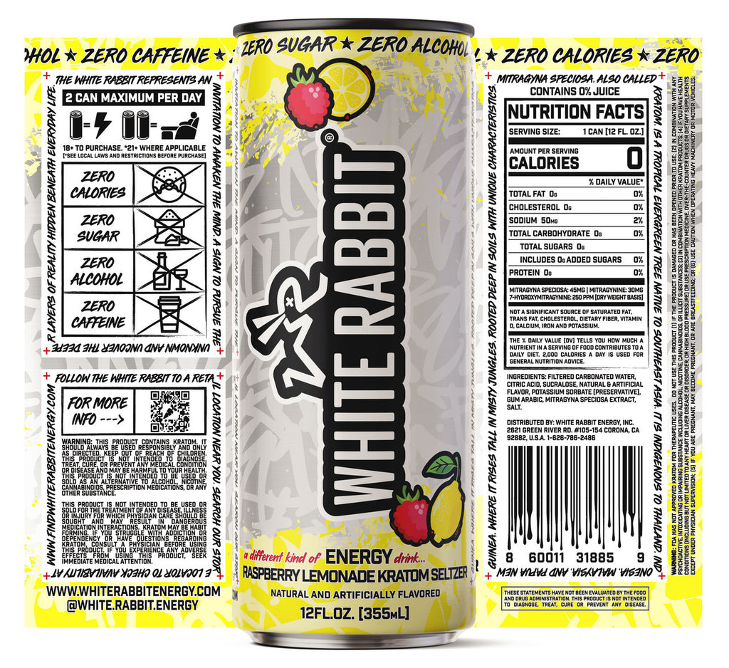 Raspberry Lemonade Kratom Seltzer