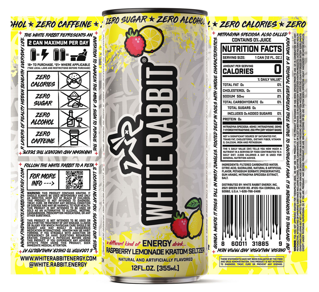 Raspberry Lemonade Kratom Seltzer