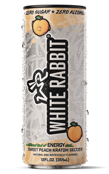 タンバリンbit ホワイト 大 Sweet Peach Kratom Seltzer – White Rabbit Energy