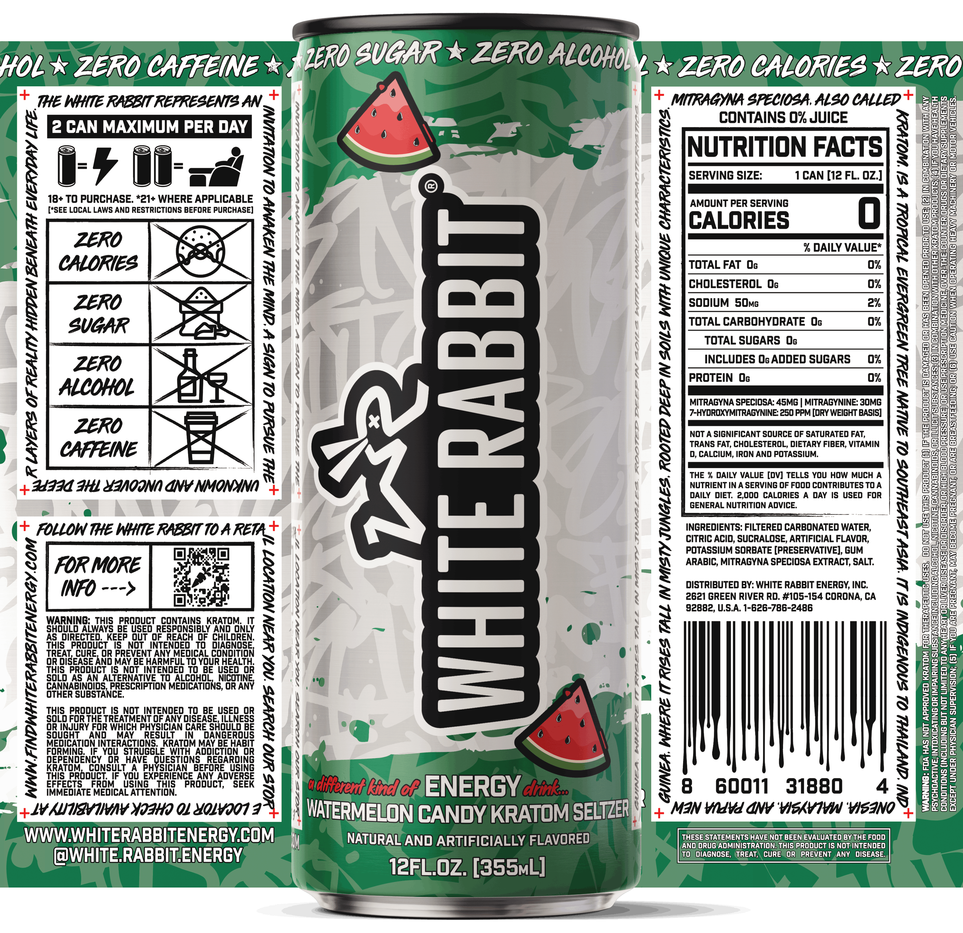 Watermelon Candy Kratom Seltzer