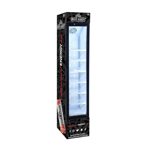 Slim Glass Door Refrigerator